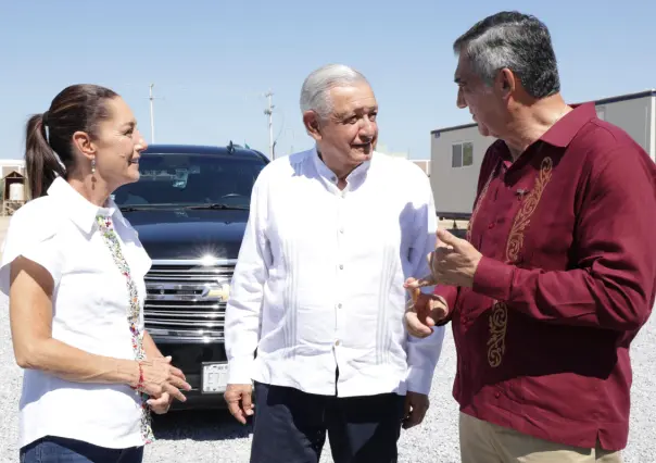 Encabezan presidente, presidenta electa y gobernador reunión en Nuevo Laredo