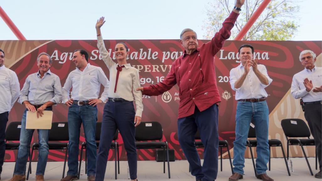 Claudia Sheinbaum promete dar continuidad a programas en Durango junto a AMLO