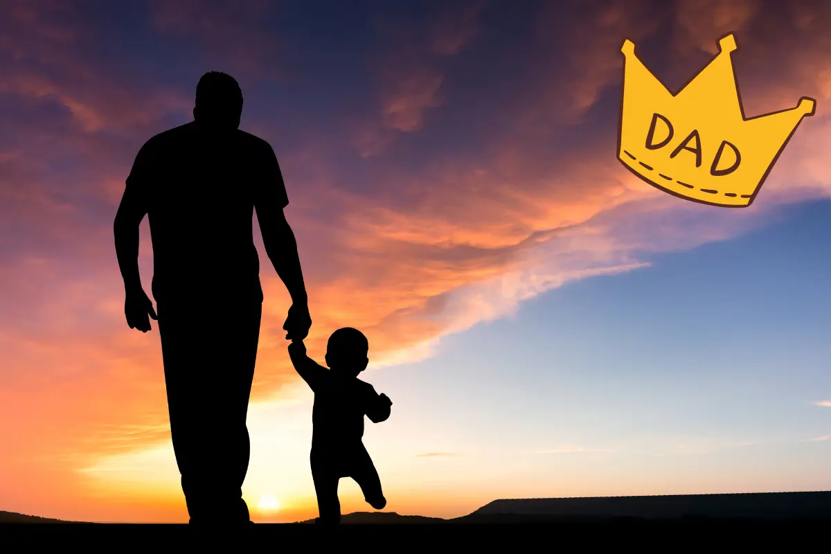 Padre e hijo paseando. Foto: CANVA