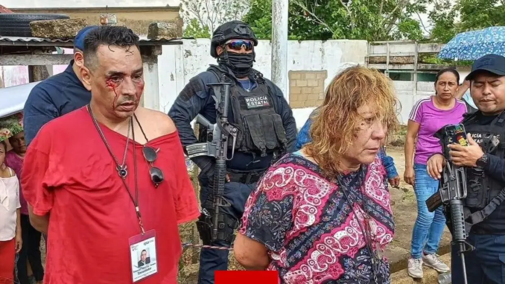 Intentan linchar a pareja acusada de robar niños en municipio de Veracruz