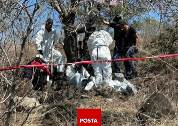 Localizan restos de 16 personas en una fosa clandestina de Michoacán