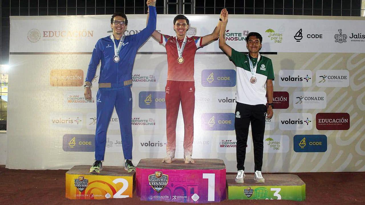 Oro y récord nacional para atleta duranguense en los nacionales CONADE 2024