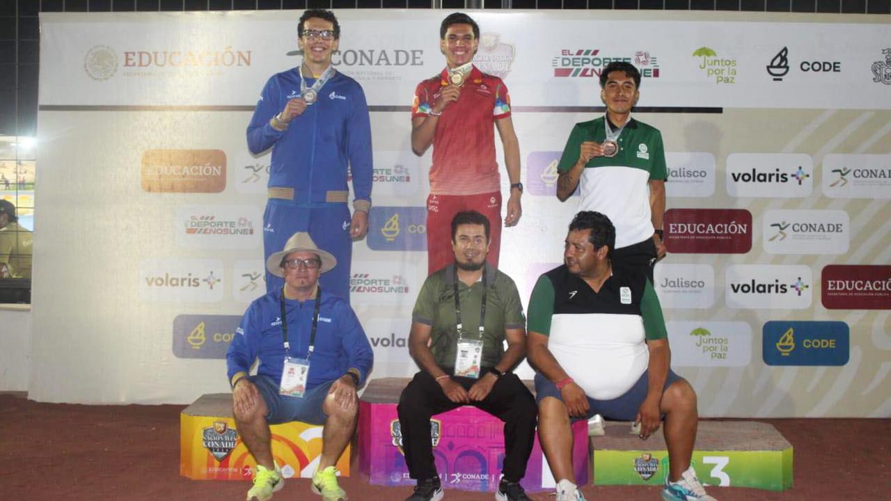 Oro y récord nacional para atleta duranguense en los nacionales CONADE 2024