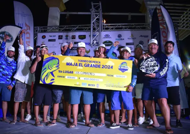 Pesca millonaria en La Paz; premian a ganadores de Pescando MAJA El Grande