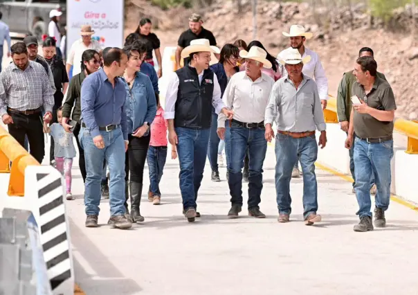 Impulsan la conectividad con construcción de puentes en municipios duranguenses