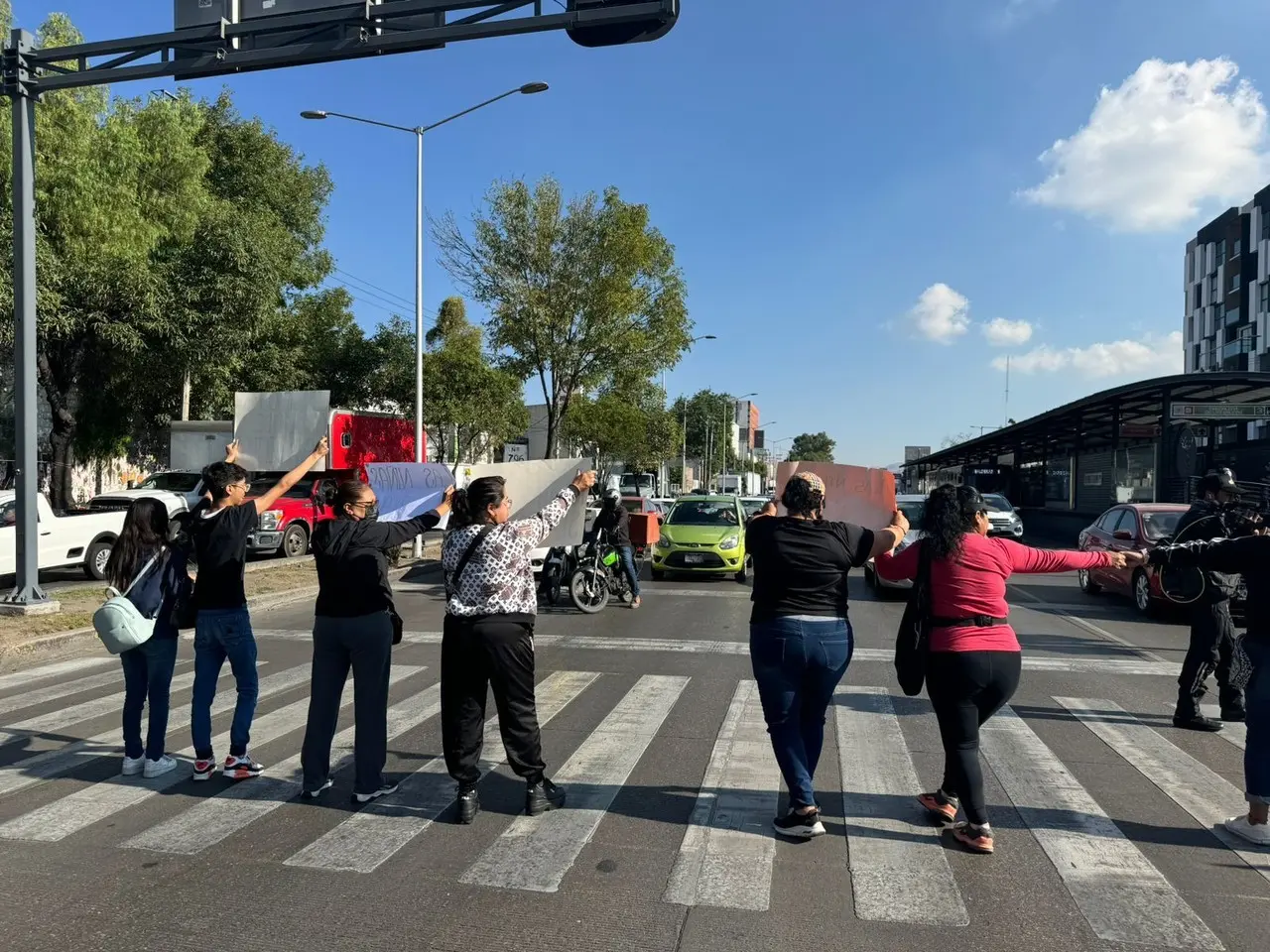 Bloqueo en Vallejo. Foto: Ramón Ramírez