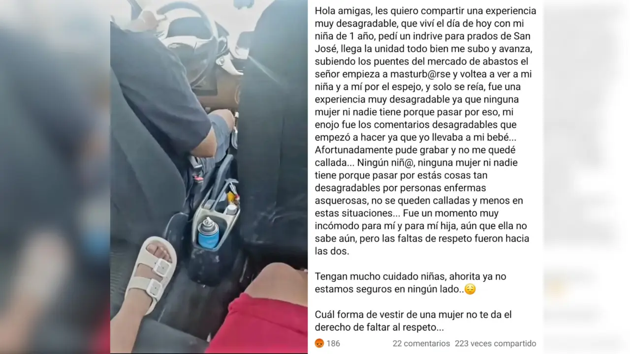 Usuaria reporta comportamientos indebidos en servicio de transporte en Saltillo / Foto: Redes Sociales