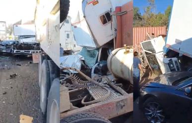 #VIDEO: Aparatoso accidente en la autopista México-Querétaro