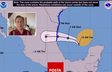 Continúa Alerta Azul en Veracruz ante potencial Ciclón I con bajo riesgo