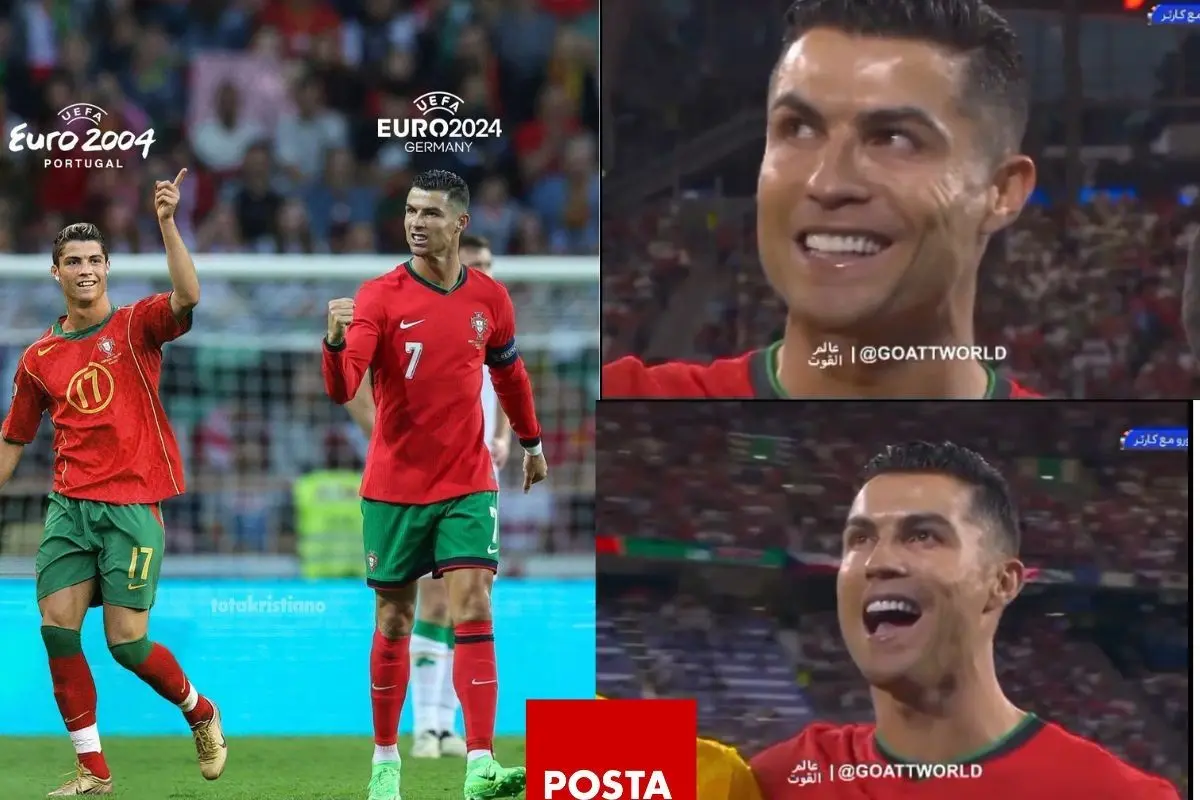 Cristiano Ronaldo hace historia como el primero en jugar seis Eurocopas. Foto: POSTA