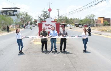 Paco Treviño inaugura obra de pavimentación y un parque para niños y jóvenes