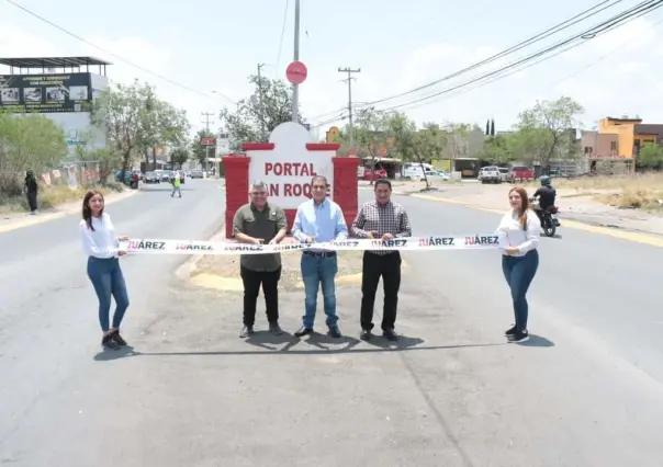 Paco Treviño inaugura obra de pavimentación y un parque para niños y jóvenes