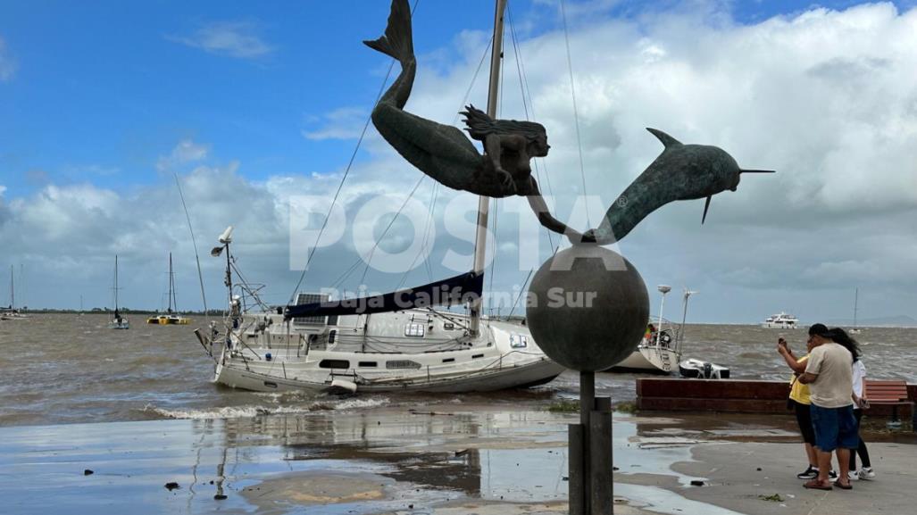 Emiten plan emergente para evitar inundaciones de yates en la Bahía de La Paz