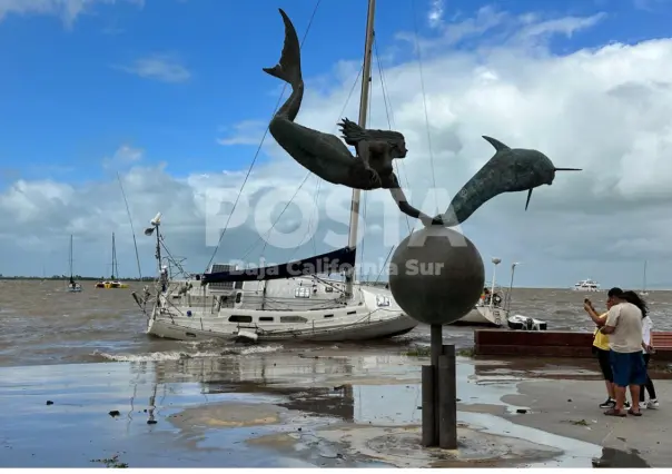 Emiten plan emergente para evitar inundaciones de yates en la Bahía de La Paz