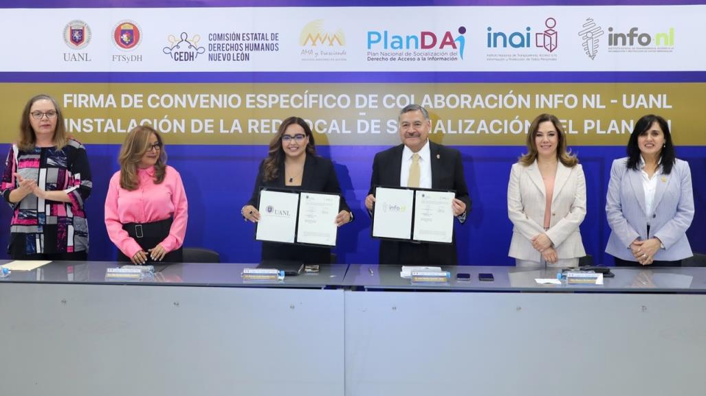 UANL y INFO NL firman convenio para Plan DAI en Nuevo León