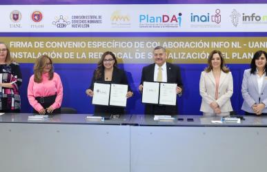 UANL y INFO NL firman convenio para Plan DAI en Nuevo León