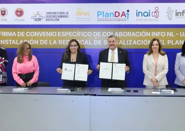 UANL y INFO NL firman convenio para Plan DAI en Nuevo León