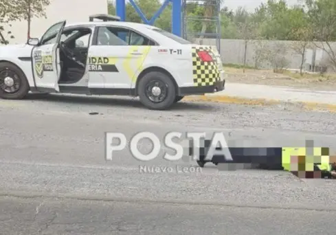 Ejecutan a tránsito de Pesquería frente a una escuela