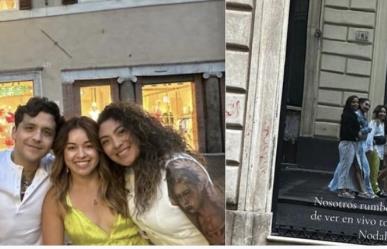 Fanática mexicana relata encuentro con Nodal y Ángela en Roma (VIDEO)