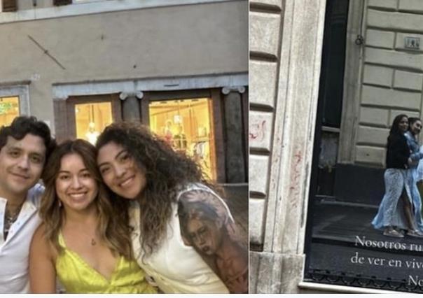 Fanática mexicana relata encuentro con Nodal y Ángela en Roma (VIDEO)