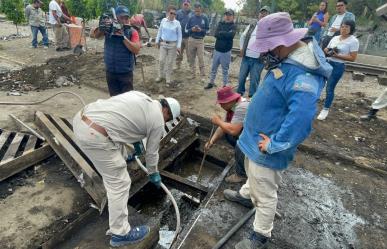 Investigan olor a combustible en Ciudad de Lago, en Neza