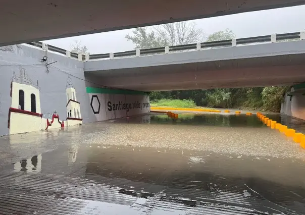 Zonas incomunicadas y cierres en la Nacional; Santiago hace protocolo por lluvia