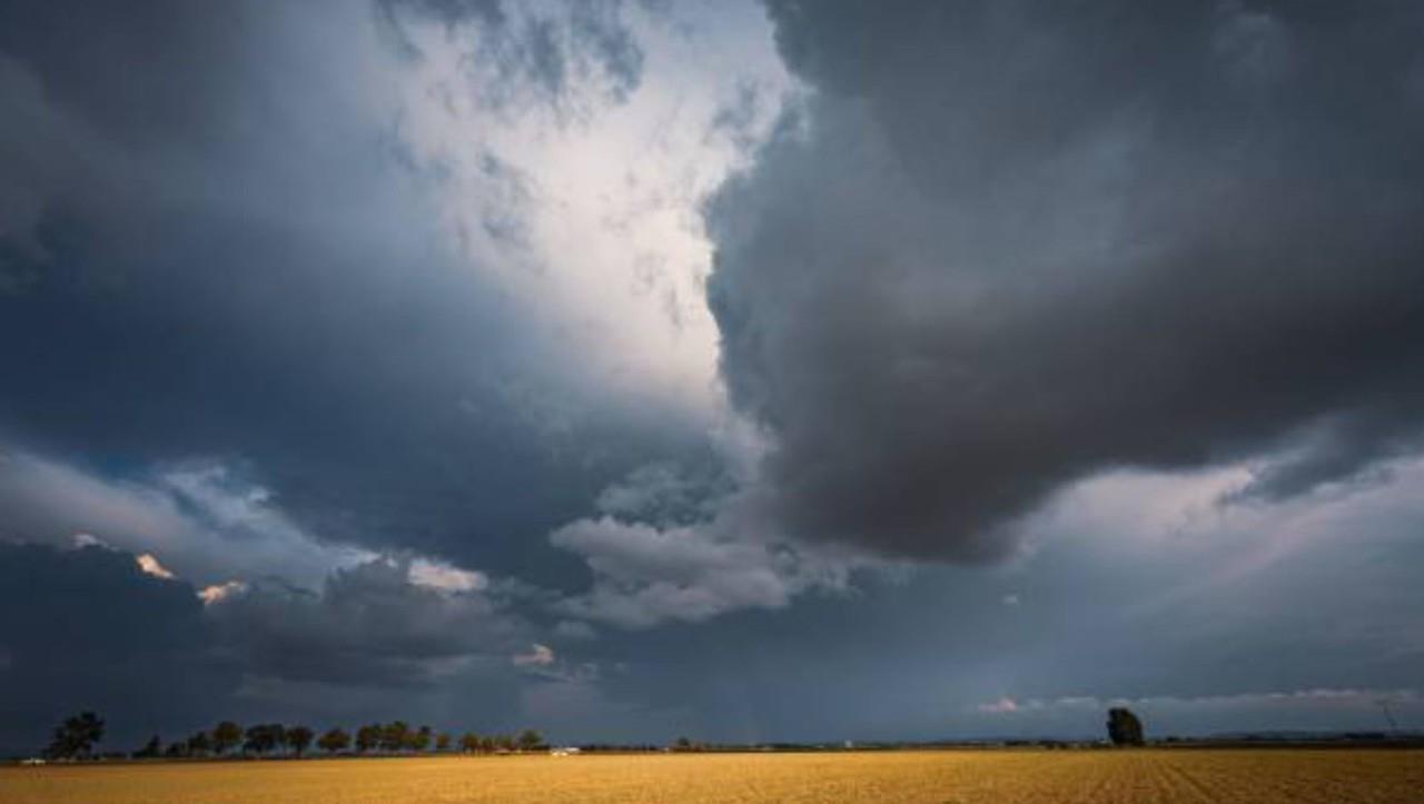 Un cielo nublado con probabilidades de lluvias. Foto: Pixabay.