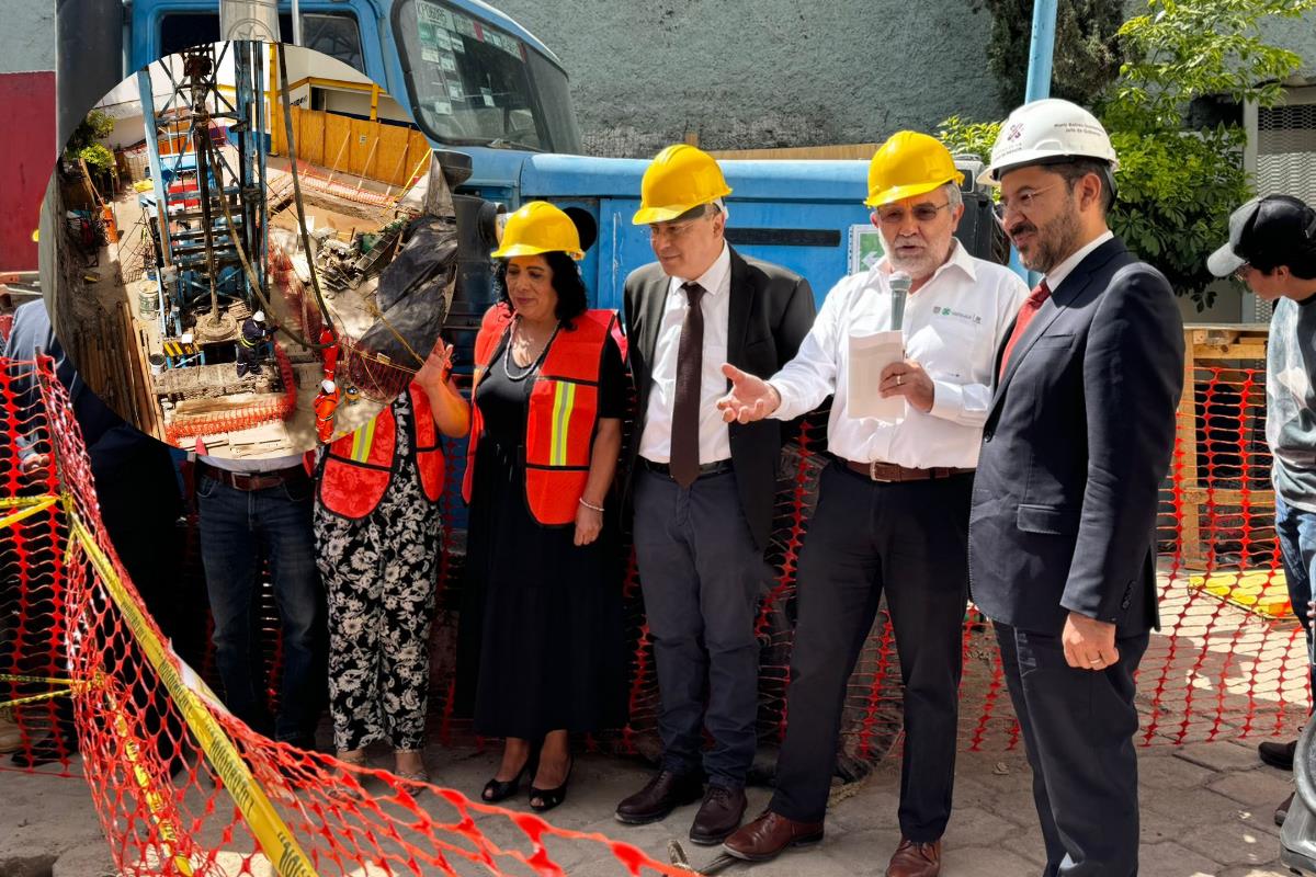 Martí Batres con distintas personalidades políticas. Foto: @SacmexCDMX