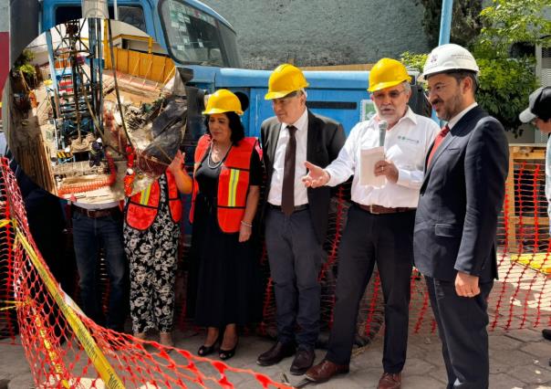 ¡Apoyará hasta a 17 mil personas! Inician obras en pozo de agua en Coyoacán