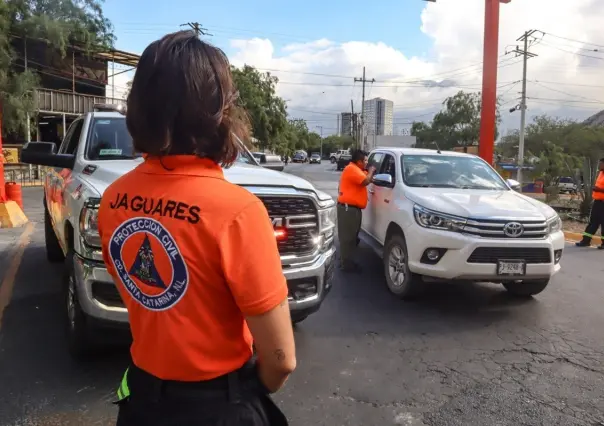 Instalan filtro preventivo y de restricción en La Huasteca ante tormenta