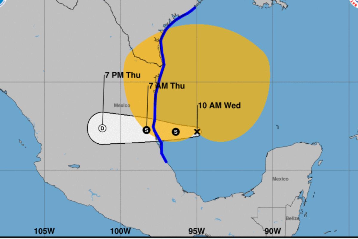 Se forma tormenta tropical Alberto. Foto: @SkyAlertStorm