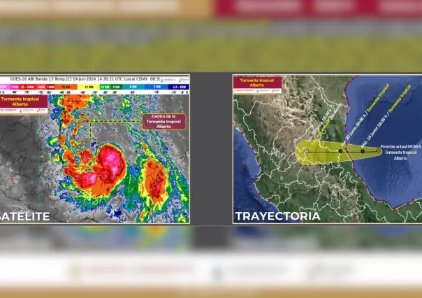 Potencial ciclón evoluciona a tormenta tropical Alberto en el Golfo de México