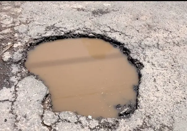 Lluvias impiden trabajos de pavimentación y bacheo