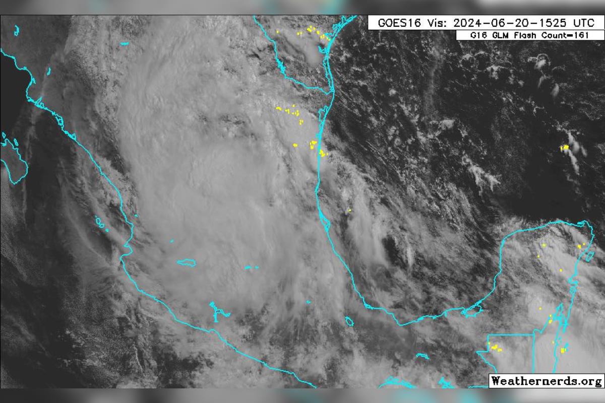 Se esperan acumulados adicionales de precipitación entre los 100 a 150 mm a lo largo del día de hoy jueves. Foto: Protección Civil Tamaulipas