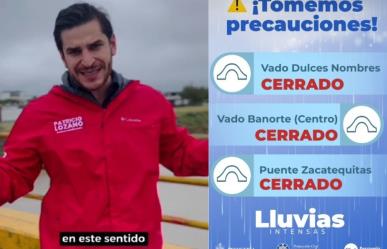 Patricio Lozano confía seguir con saldo blanco ante inundaciones en Pesquería