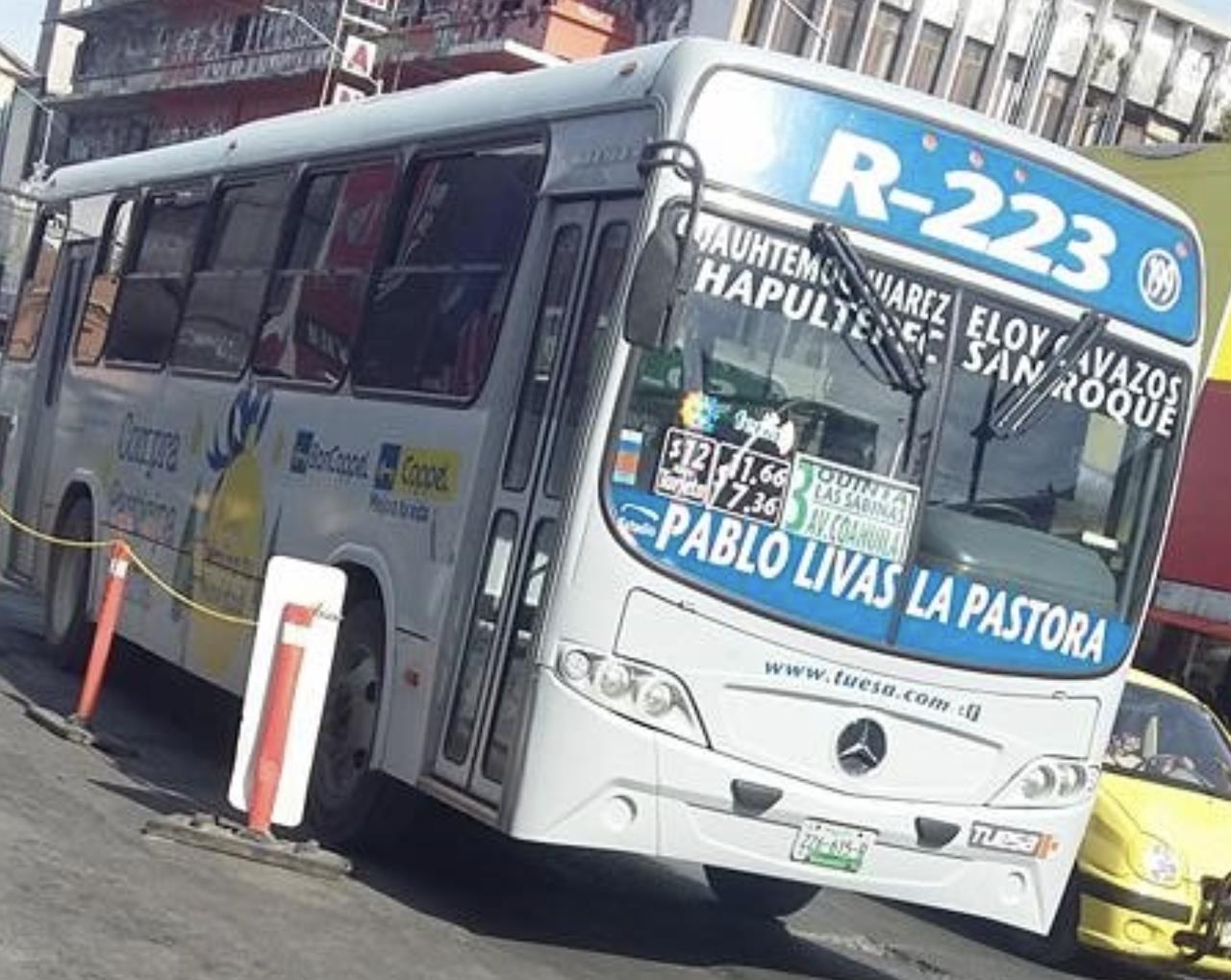 Como es el caso de la ruta 223 en sus ramales Teófilo Salinas y Quintas Las Sabinas, las cuales están llegando hasta el Hospital de Ginecología del IMSS. Foto: Especial.