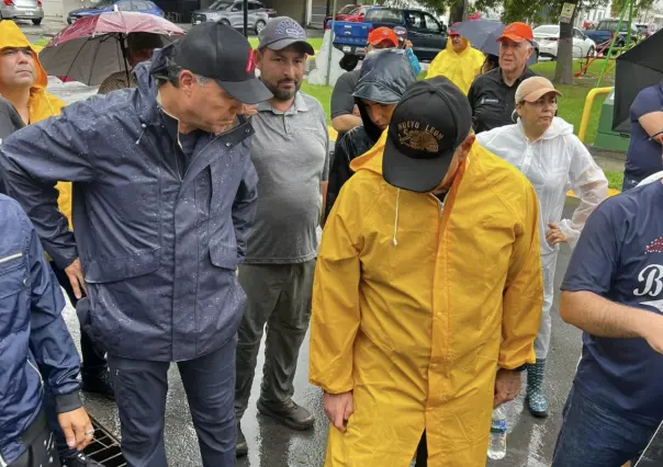 César Garza monitorea zonas de riesgo en Apodaca por lluvias