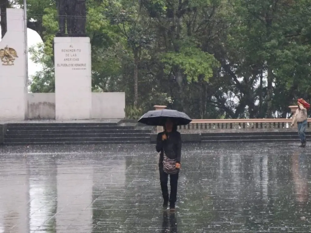 Lluvias en el municipio de Pánuco de Veracruz. Foto: El Heraldo.