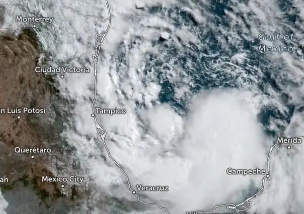 Así se ve la tormenta tropical Alberto desde el espacio