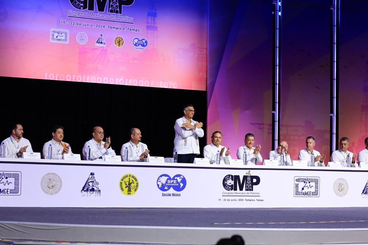 Inauguración de la XVIII edición del Congreso Mexicano del Petróleo. Foto: redes sociales