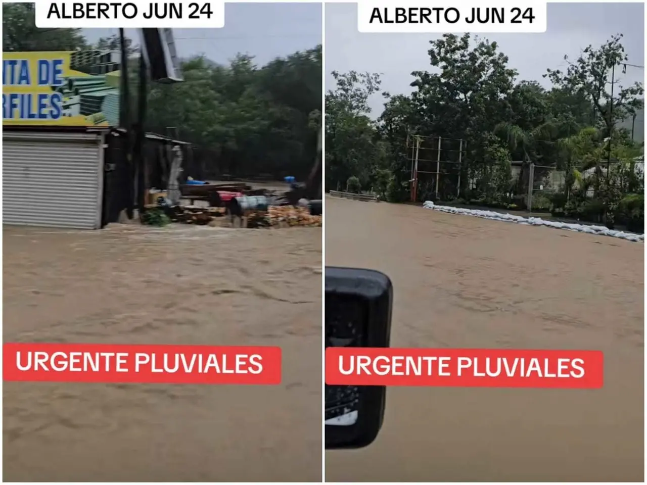 Ante esta situación, se recomienda a la población extremar precauciones y evitar transitar por zonas afectadas por las lluvias. Foto: Tiktok.