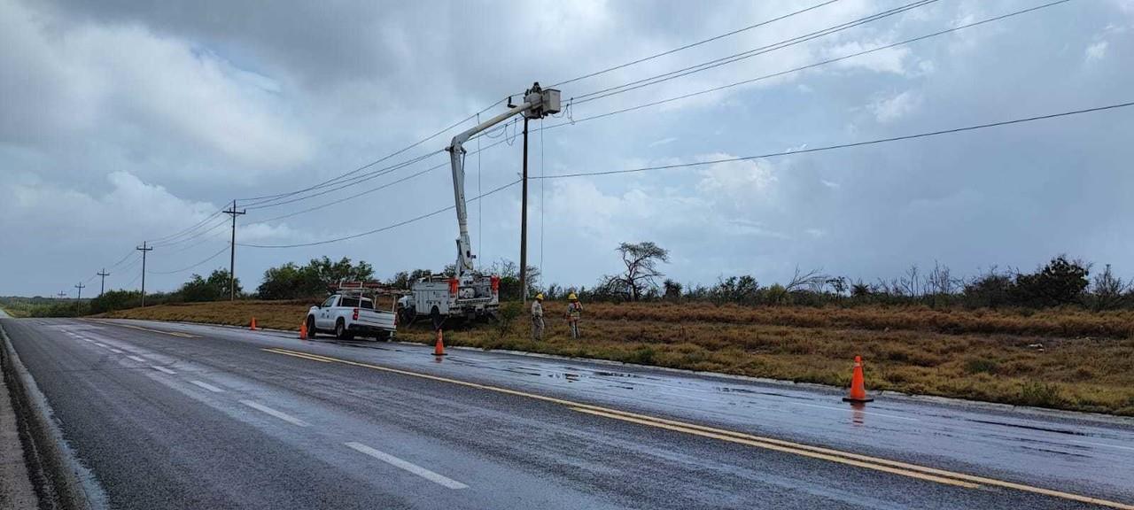 CFE logra restablecer servicio eléctrico al 80% de usuarios afectados