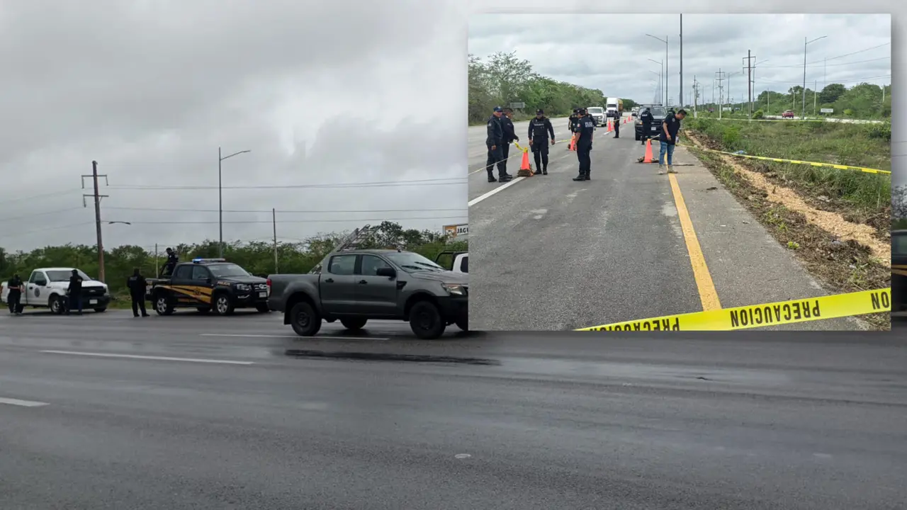 Se cree que el hombre fue atropellado por un auto fantasma Foto: Redes sociales