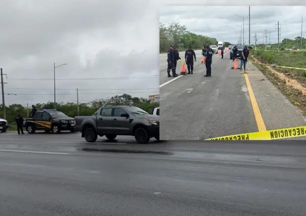 Carretera Mérida-Progreso se cobra otra vida: Encuentran cuerpo tirado en la vía