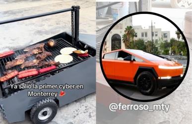 Asador en forma de Cybertruck: ¡Ese no lo tiene ni Samuel!