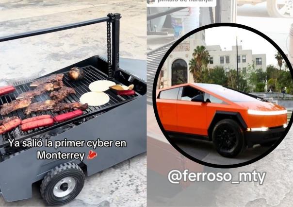 Asador en forma de Cybertruck: ¡Ese no lo tiene ni Samuel!