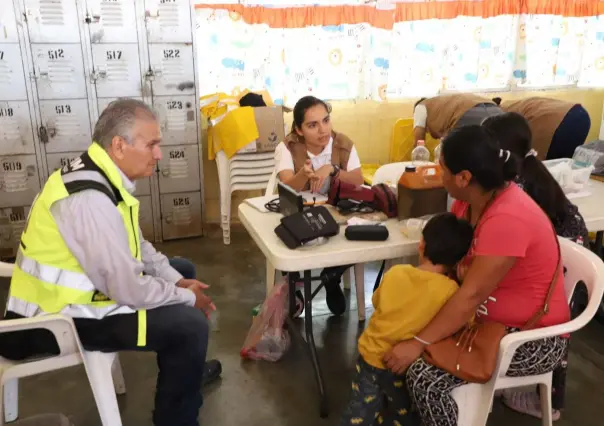 Fortalece Salud atención en zonas afectadas por las lluvias