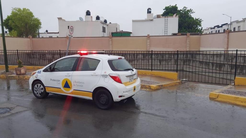 Se acumularon 20.1 milímetros de agua en Torreón tras lluvia