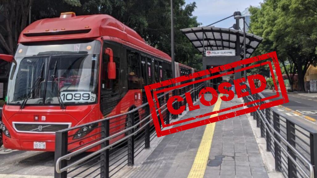 ¡Toma precauciones! Cerrarán la estación del Metrobús Ciudad Universitaria