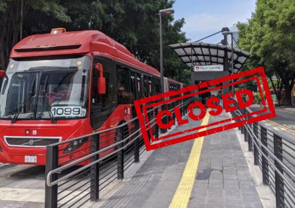 ¡Toma precauciones! Cerrarán la estación del Metrobús Ciudad Universitaria